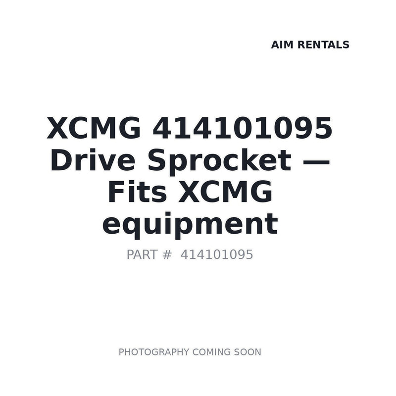414101095 XCMG Undercarriage Sprockets