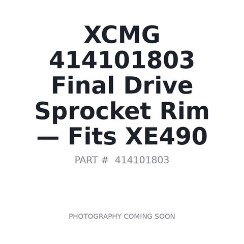 414101803 XCMG Track Sprockets