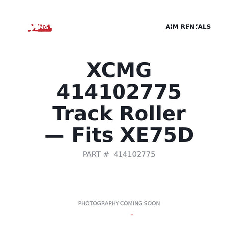 Genuine XCMG 414102775 Track Rollers for XE75D Mini Excavator