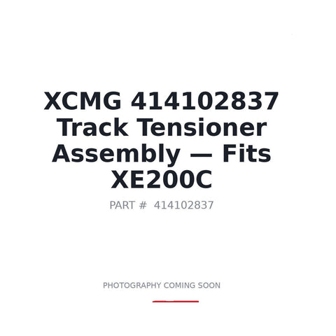 414102837 XCMG Track Tensioner Assemblies