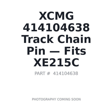 414104638 XCMG Track Pins