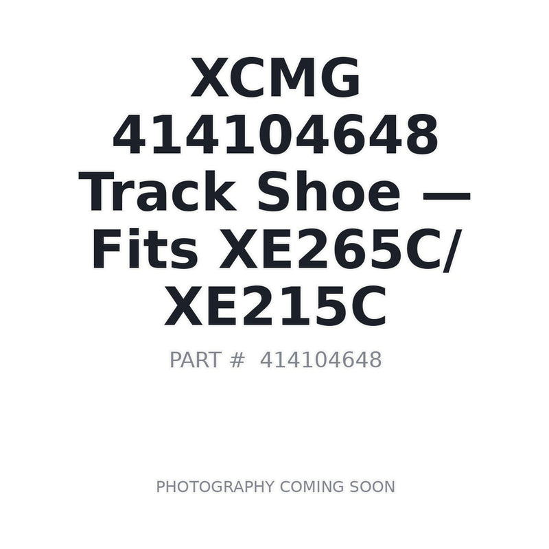 414104648 XCMG Track Shoes