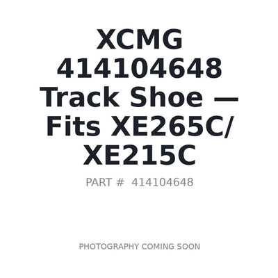 414104648 XCMG Track Shoes