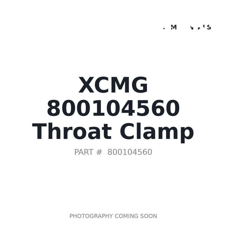 800104560 XCMG Hose Clamp