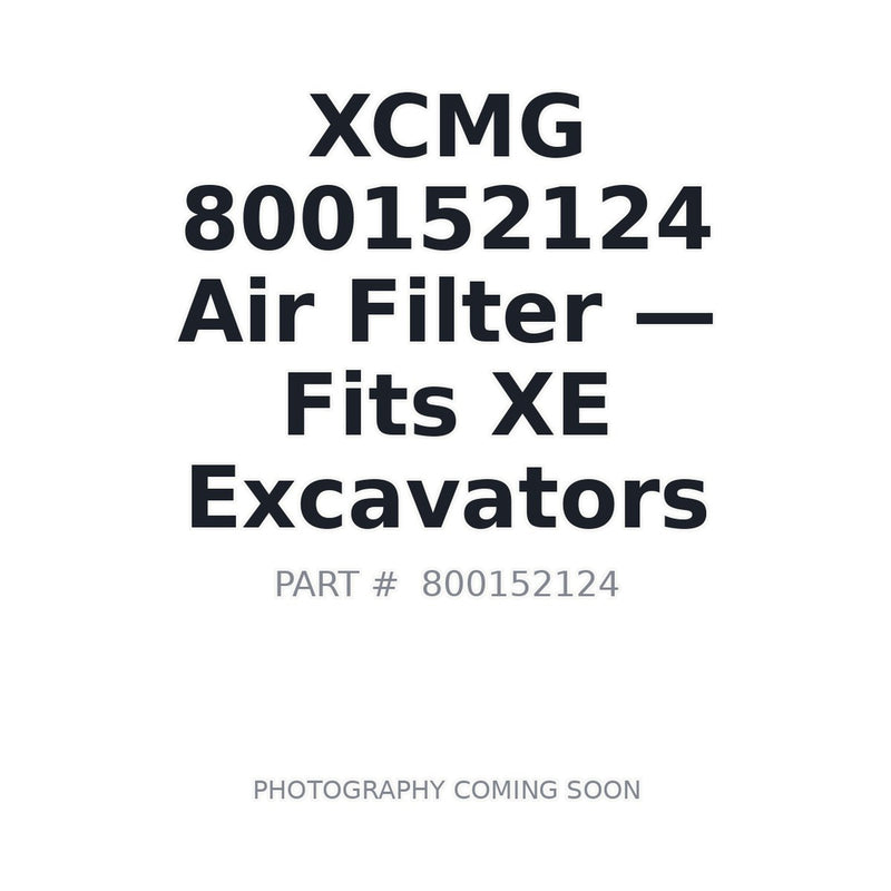XCMG 800152124 AF55014 Air Filter Primary Element for XCMG excavators