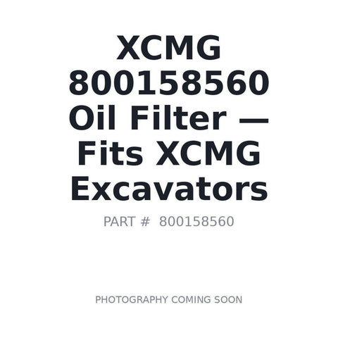 XCMG 800158560 oil filter SP4600 for XCMG excavators buses forklifts