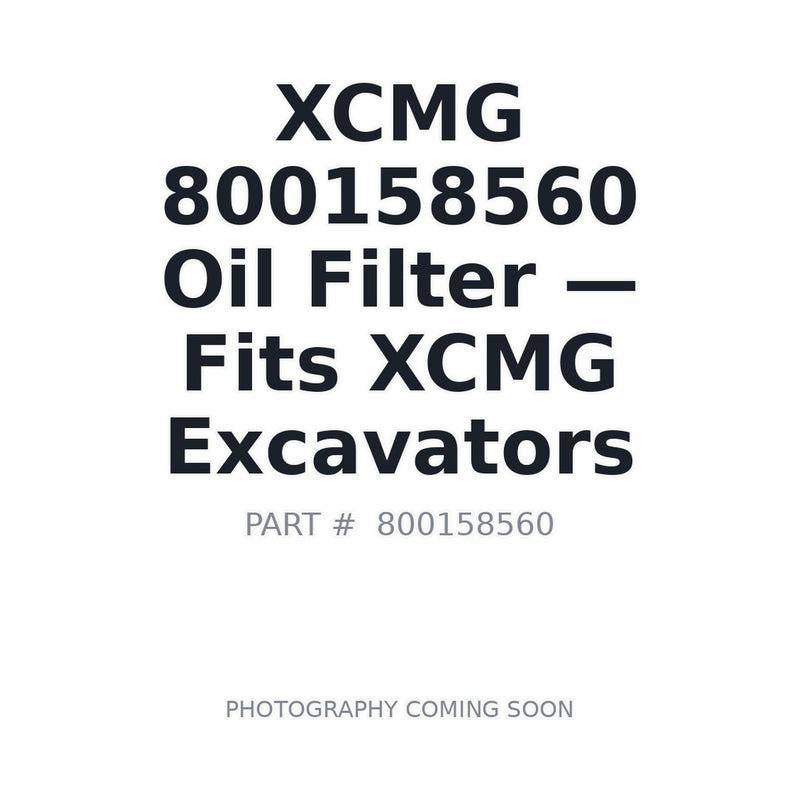 XCMG 800158560 oil filter SP4600 for XCMG excavators buses forklifts