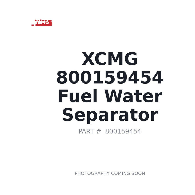 Genuine XCMG 800159454 Fuel Filter for XE27U mini excavator
