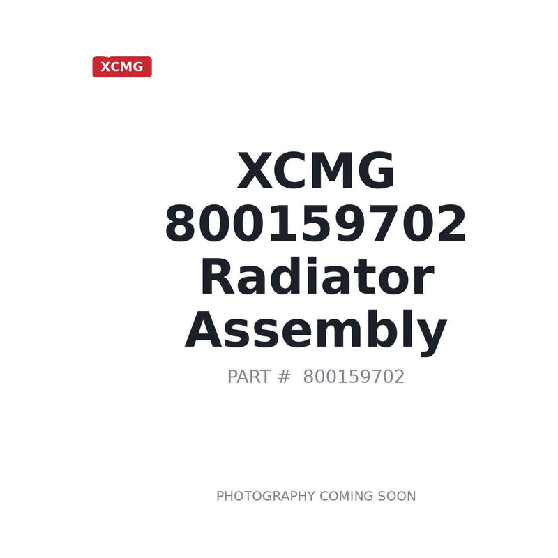 XCMG 800159702 OEM-spec radiator assembly for XE35U mini excavator