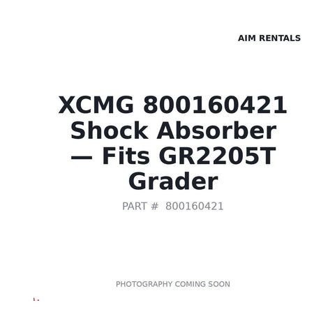 Genuine XCMG 800160421 Suspension Shock Absorber for XCMG heavy equipment