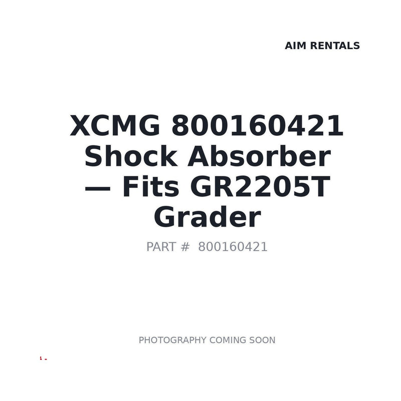 Genuine XCMG 800160421 Suspension Shock Absorber for XCMG heavy equipment