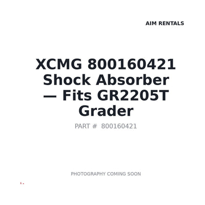 800160421 XCMG Suspension Shocks