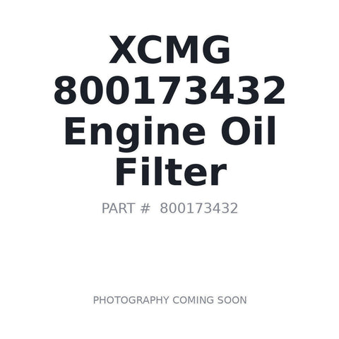 Genuine XCMG 800173432 Engine Oil Lube Filter for XCMG heavy equipment