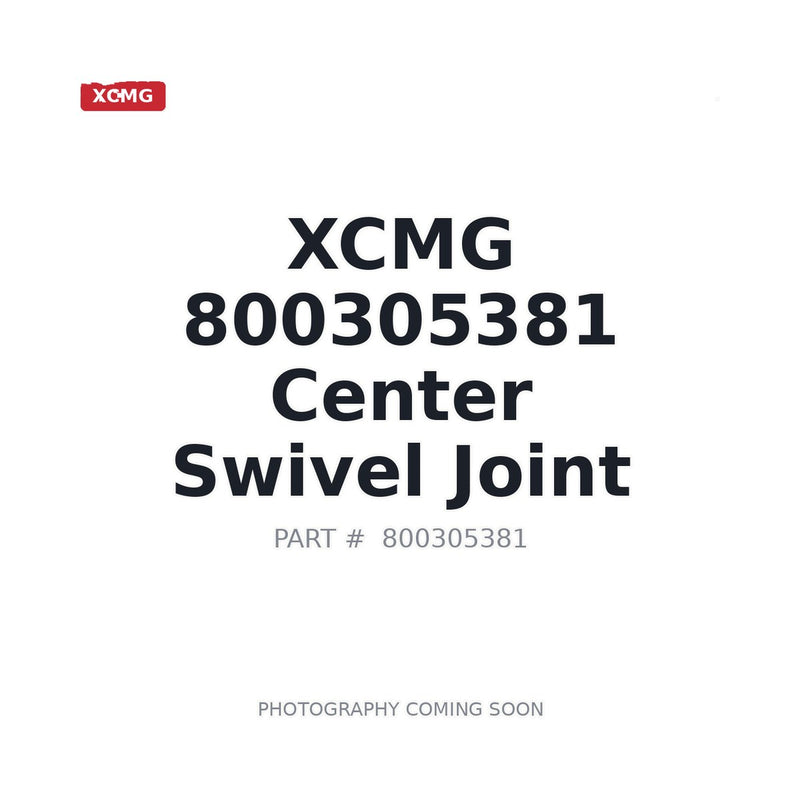 Genuine XCMG 800305381 Centre Swivel Joint for XE215C excavator