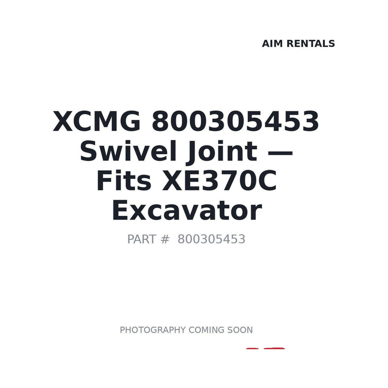 800305453 XCMG Hydraulic Components
