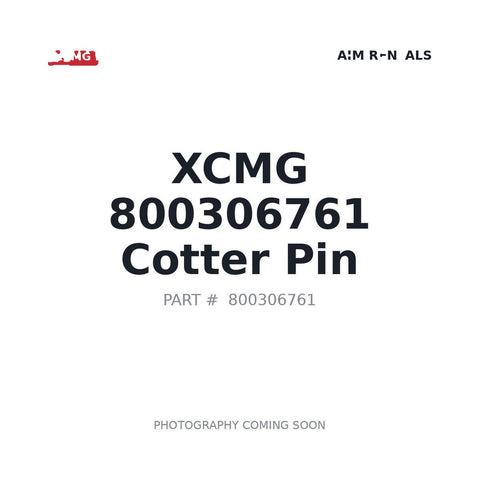 XCMG 800306761 cotter pin for XE370 XE370CA XE490D excavator