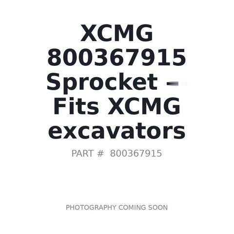 Genuine XCMG 800367915 Drive Sprocket for XCMG tracked excavators