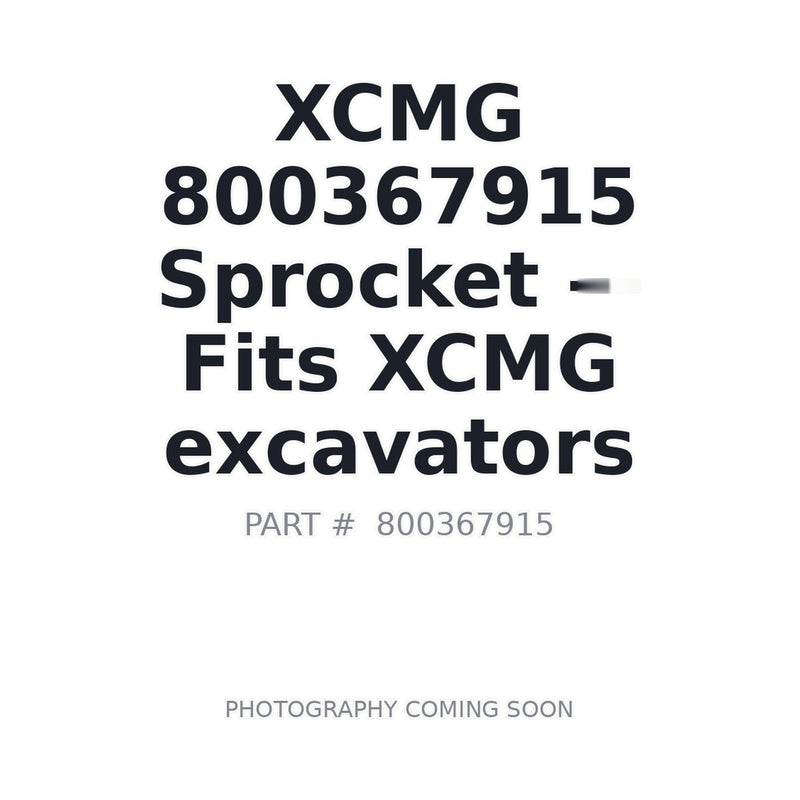 Genuine XCMG 800367915 Drive Sprocket for XCMG tracked excavators