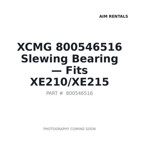 Genuine XCMG 800546516 Slewing Bearing Swing Circle for XE210 XE215 XE335 excavators