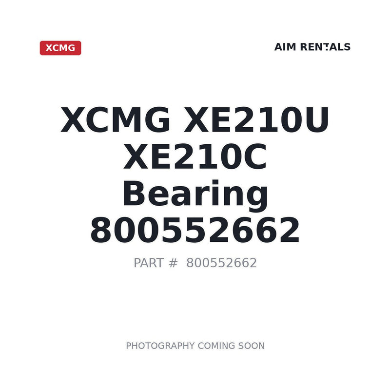 XE210U XCMG Excavator Bearing