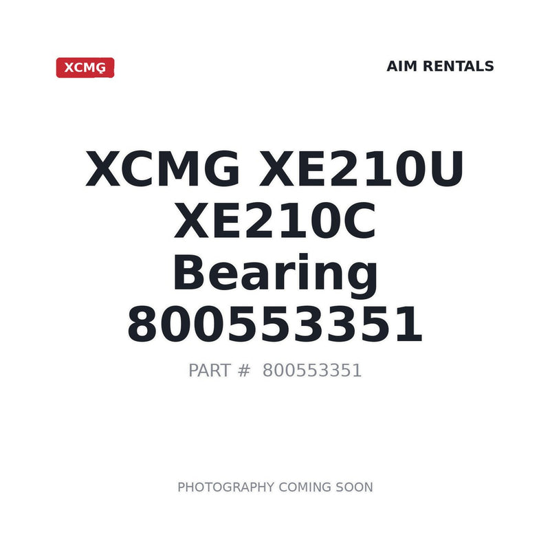 XE210U XCMG Excavator Bearing