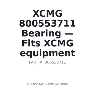 800553711 XCMG Bearings