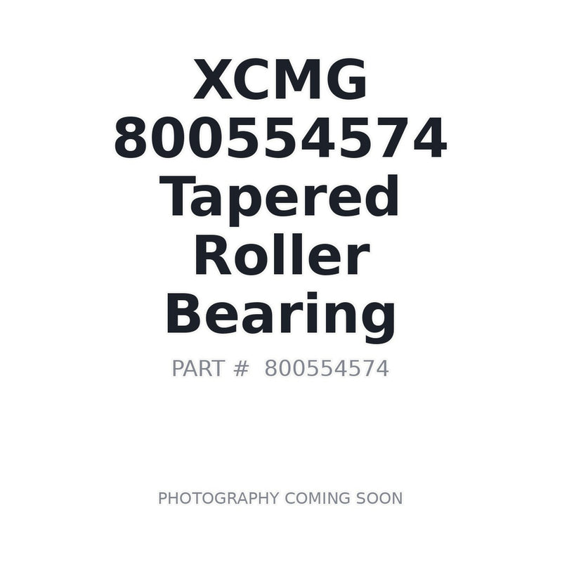 XCMG 800554574 Tapered Roller Bearing for GR3505T3 Motor Grader