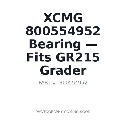 XCMG 800554952 Conical Roller Bearing for GR215 GR2205T Motor Grader