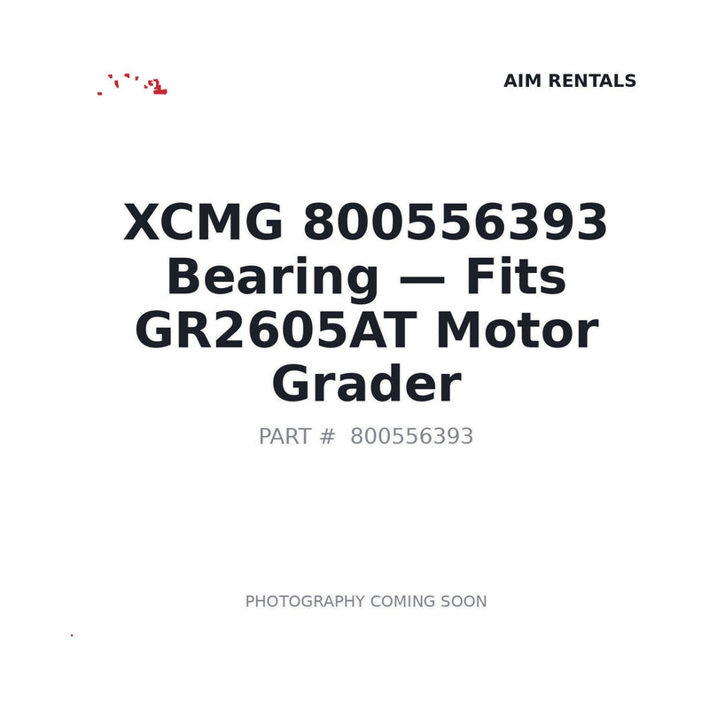 800556393 XCMG Bearings