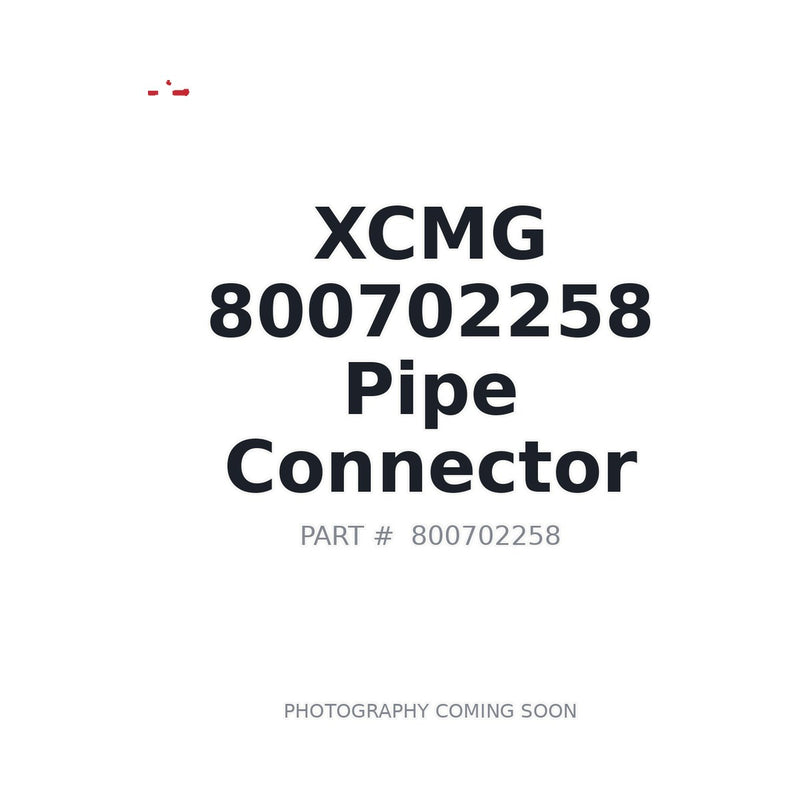 XCMG 800702258 Pipe Connector for XE215D and XE370CA Excavator