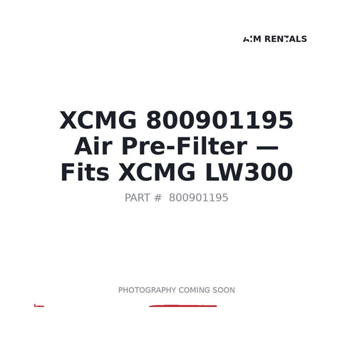 800901195 XCMG Filters