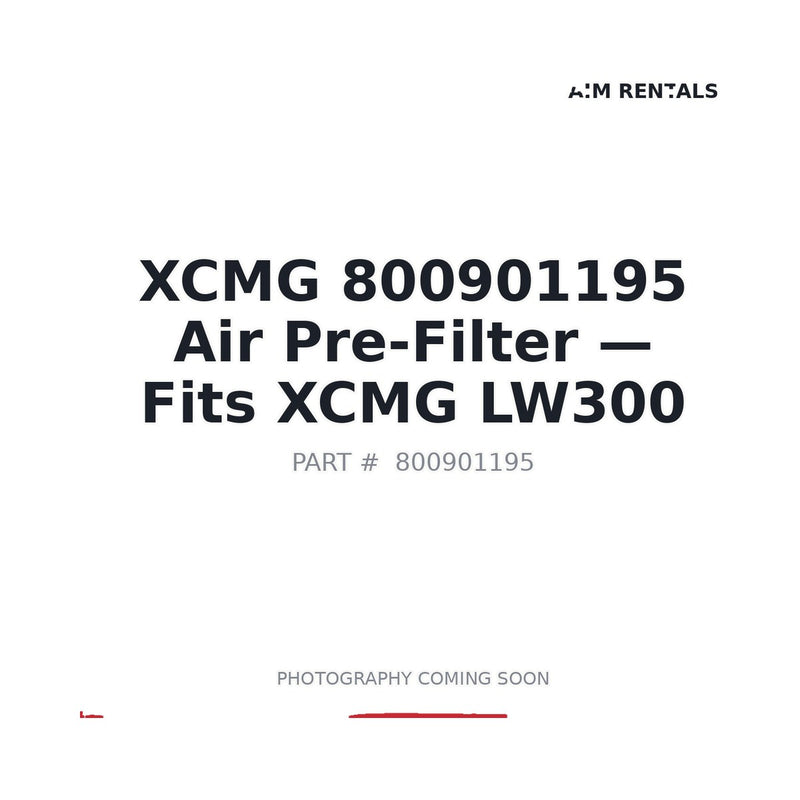 800901195 XCMG Filters