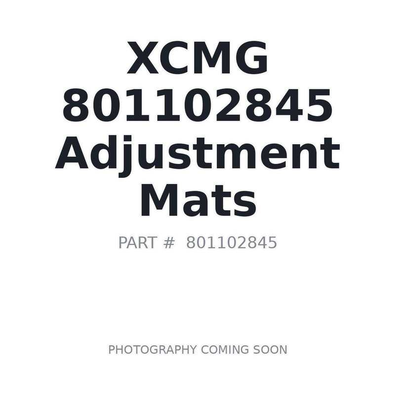 801102845 XCMG Adjustment Mats