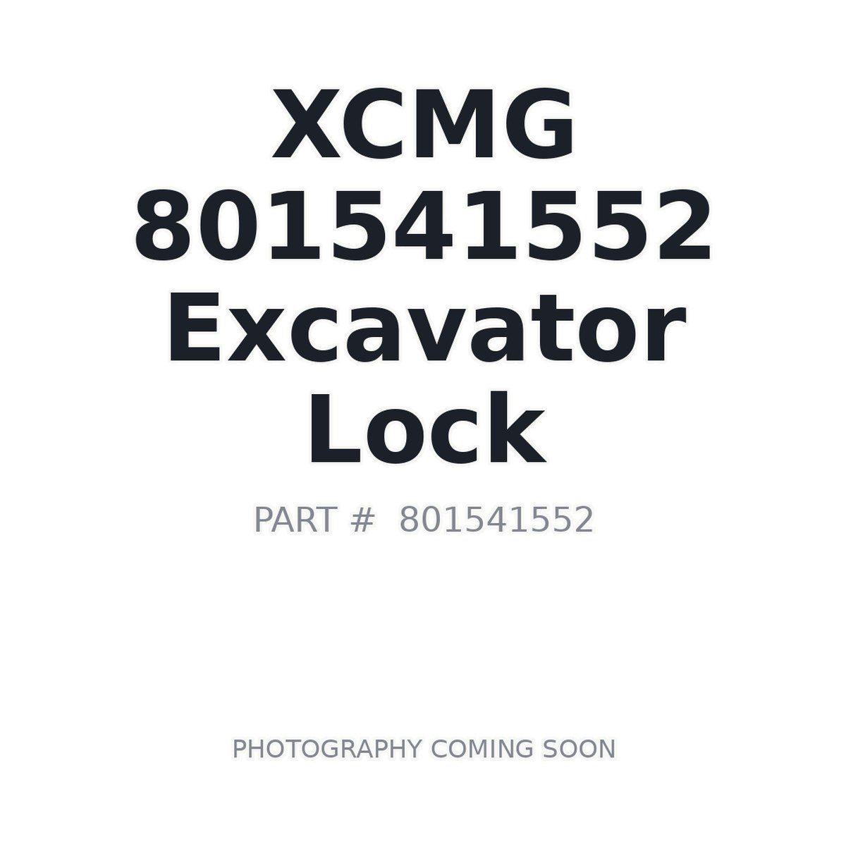 801541552 XCMG Cab Lock