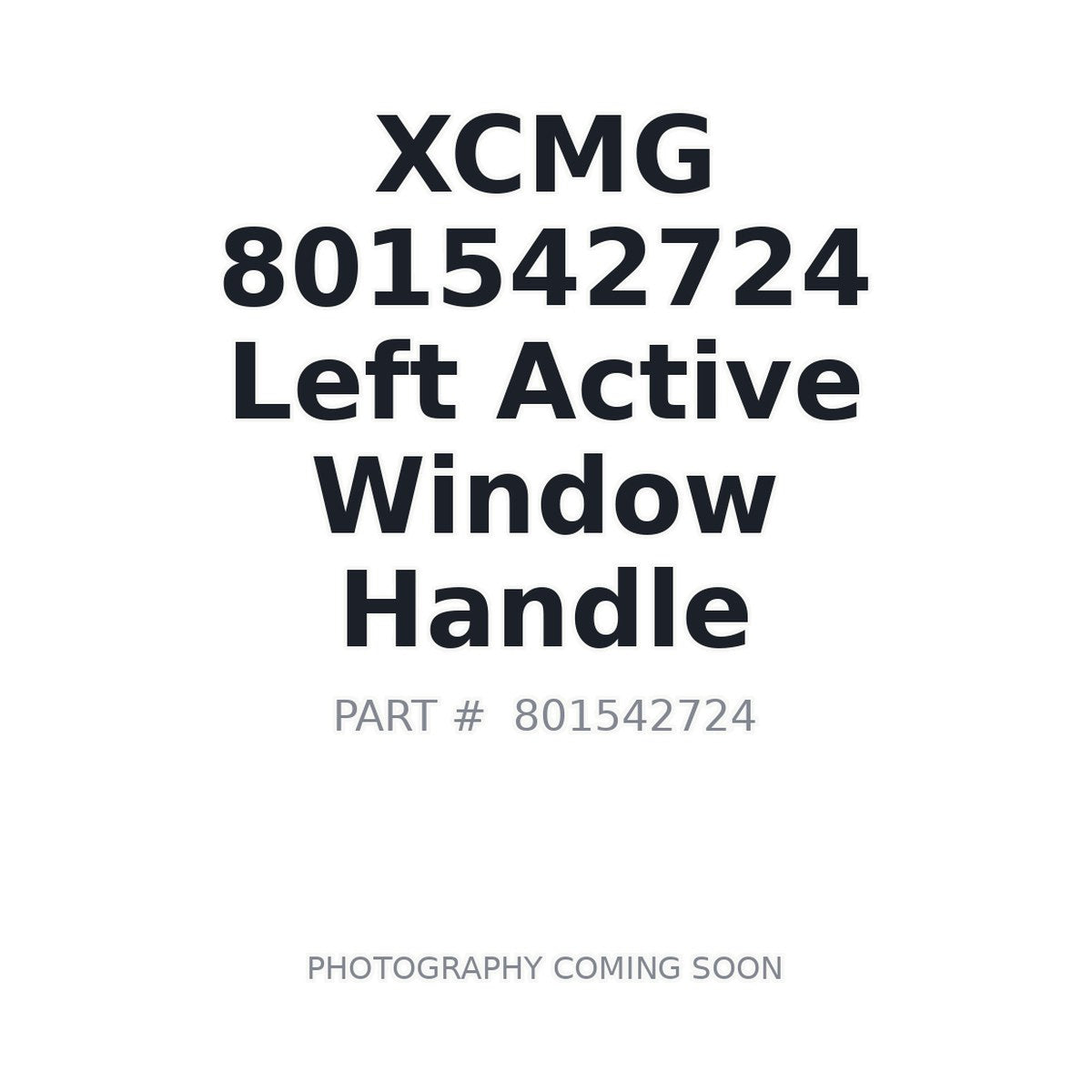 801542724 XCMG Cab Handle