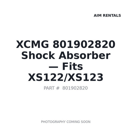 801902820 XCMG Shock Absorbers