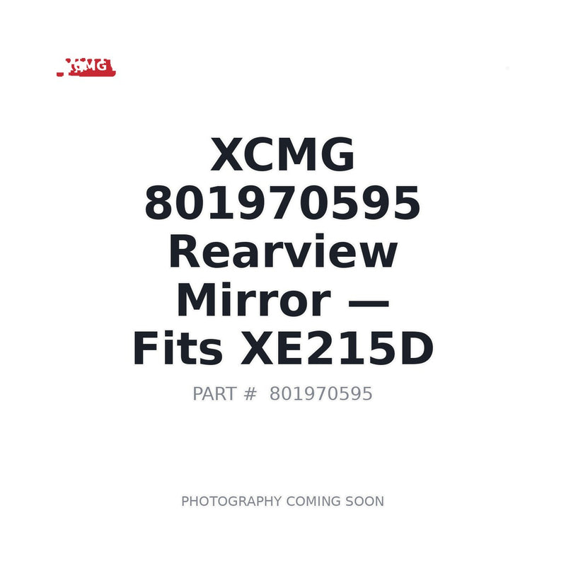 XCMG 801970595 WF-20 Rearview Mirror for XE135B XE200D XE215CA XE215D XE335C