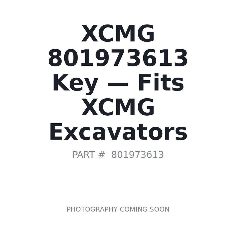 801973613 XCMG Keys