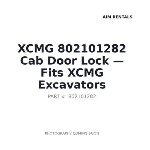 Genuine XCMG 802101282 Left Door Lock Assembly for XS143J Road Roller XE-Series Excavator