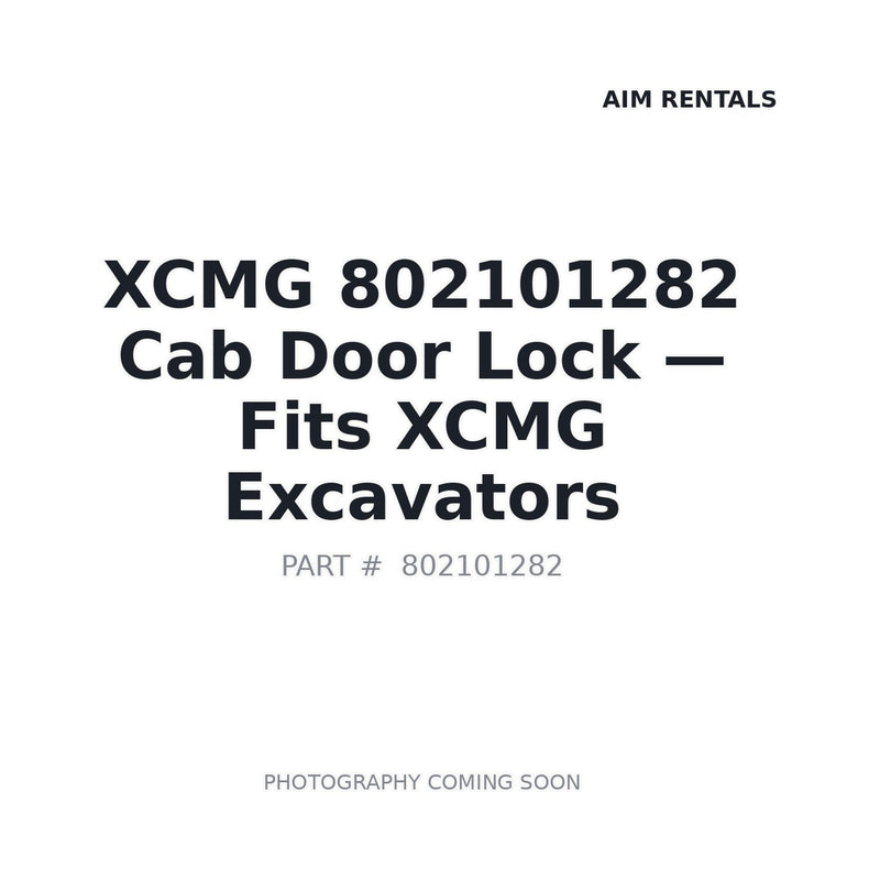 Genuine XCMG 802101282 Left Door Lock Assembly for XS143J Road Roller XE-Series Excavator