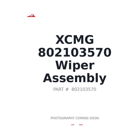 XCMG 802103570 Cab Wiper Assembly for XE215C XE265C XE230C XE600DK Excavator