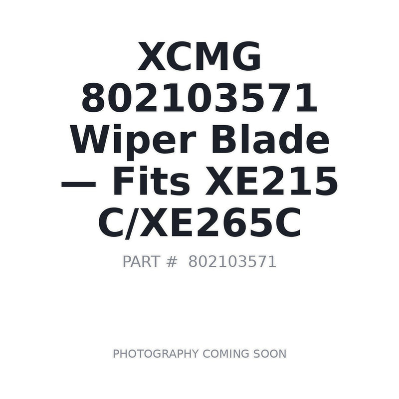 802103571 XCMG Cab Wiper Blades