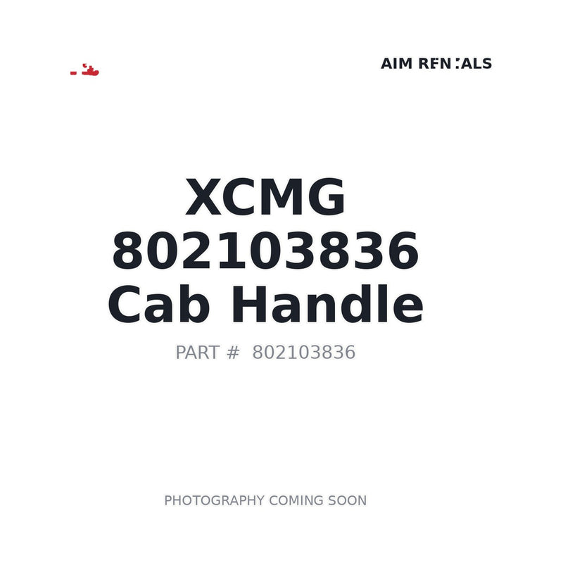XCMG 802103836 Cab Handle for XE215D XE265C Excavator