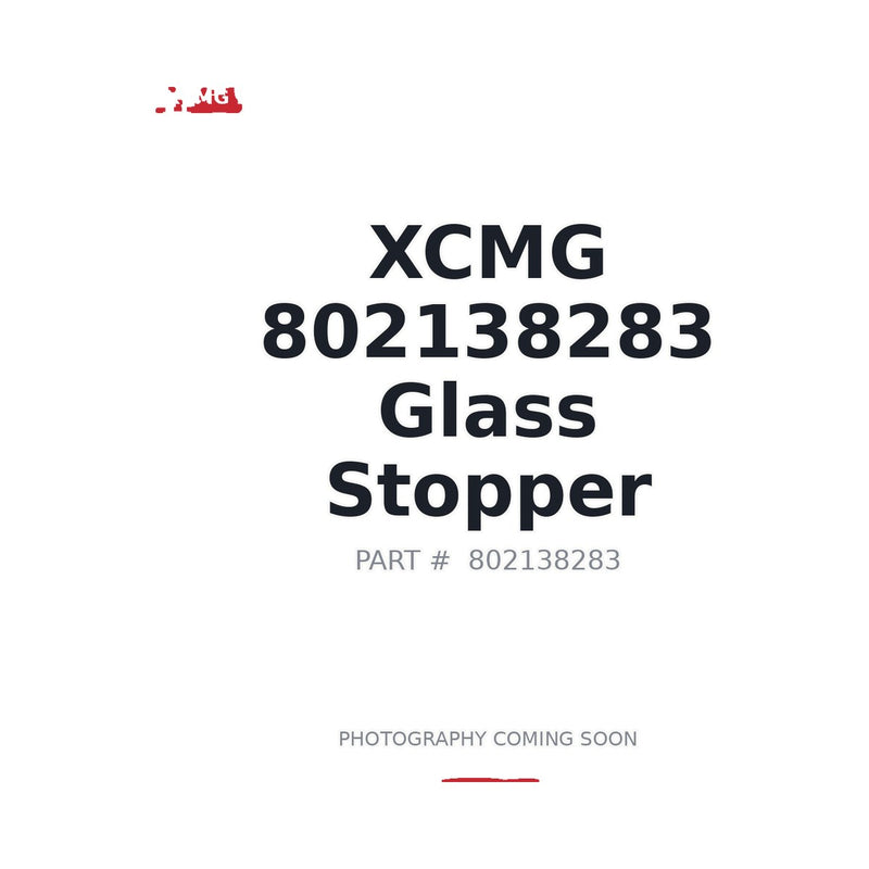 XCMG 802138283 Cab Glass Stopper for XE215C Excavator