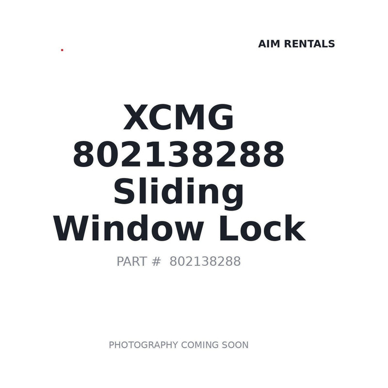 Genuine XCMG 802138288 Sliding Window Lock for XE215C XE215DA Excavator Cab