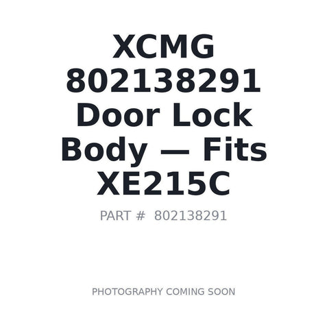 802138291 XCMG Cab Door Locks