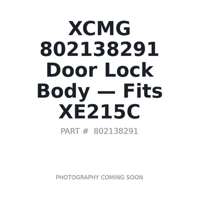 802138291 XCMG Cab Door Locks