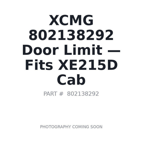 802138292 XCMG Cab Door Parts