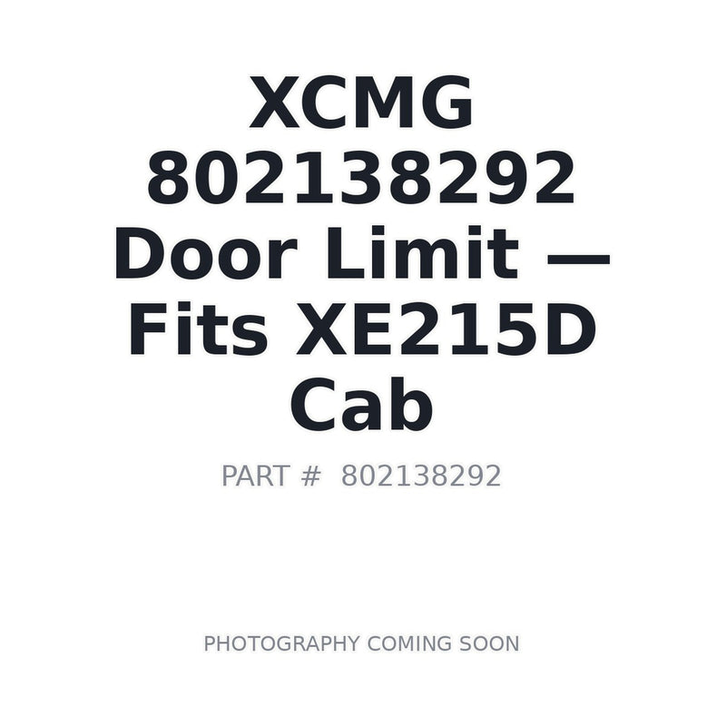 802138292 XCMG Cab Door Parts