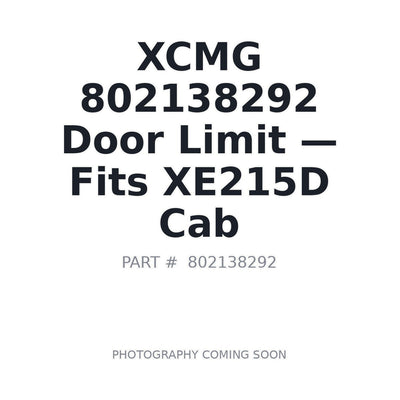802138292 XCMG Cab Door Parts